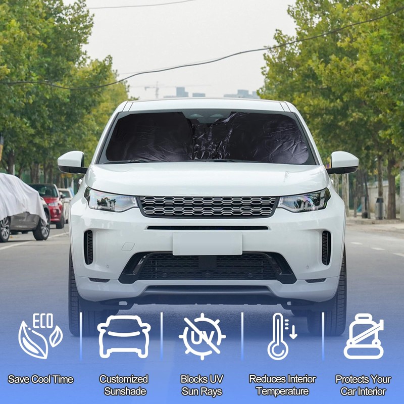 Windshield Sunshade for Range Rover Sport 2014-2022, Front Window Sun