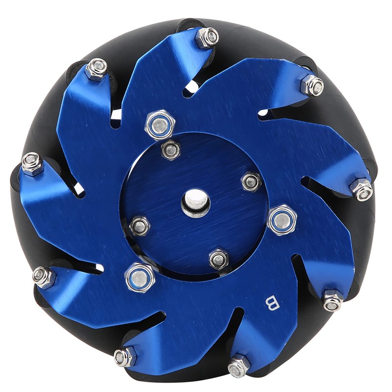 Fafeicy 4 inch Mecanum Wheel Left Wheel Aluminium with Wheel