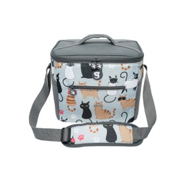 geckobrands Medium Cooler - Durable Polyester Insulated Cooler with 12 Can Capacity, Removable Hardliner, and Adjustable Strap