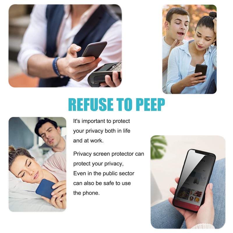 PEHAEL 3 Pack for iPhone 11/iPhone XR Privacy Screen Protector