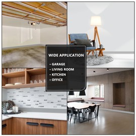 STICKGOO Gray Baseboard Molding Trim 4Inch x20 Feet Wall Base Moulding Trim