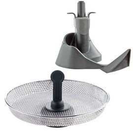 SPARES2GO Mixing Scoop + Frying Basket Compatible with Tefal Compatible with Actifry FZ70 AL80 GH80 Series 1kg 1.2kg Air Fryer