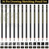 Humyoun 36 Pcs Drawing Sketching Pencil Set Graphite Pencils Sets