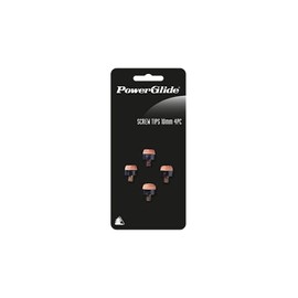 PowerGlide Snooker or Pool Screw in Cue Tips | 11mm Diameter | 4 Tips