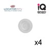 Zest Locator R-Tx Genuine Retention Insert Cap, High Retention, Clear