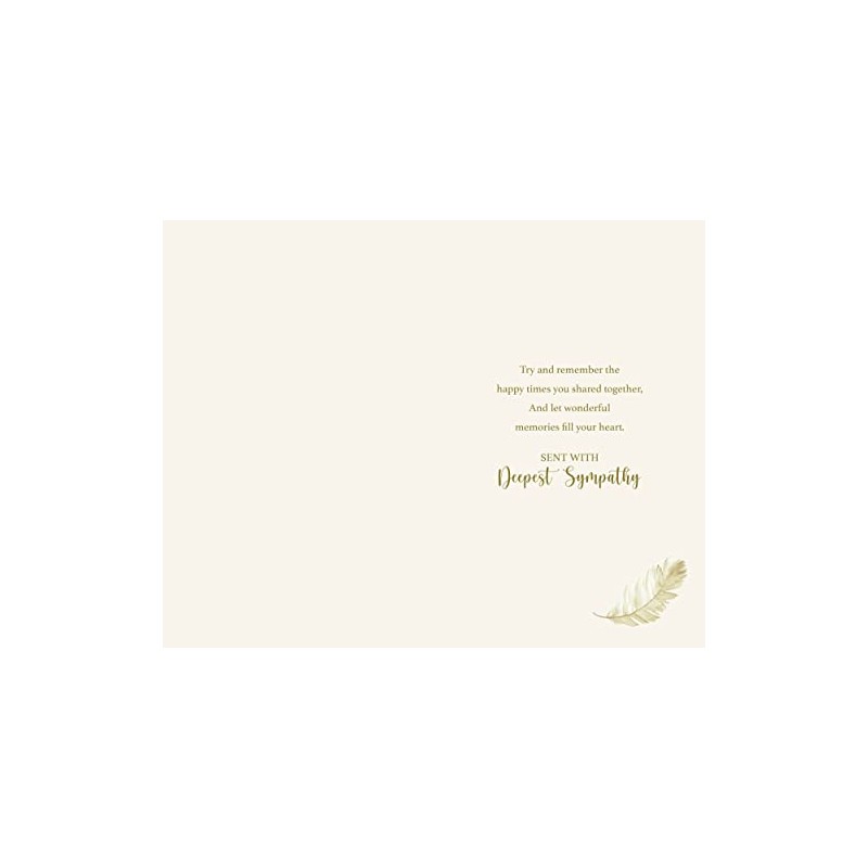 Sympathy Card - Sent With Deepest Sympathy on the Sad