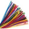 100 Cheniledrähte Pfeifenputzer 50cm bunt Biegeplüsch VBS Großhandelspackung