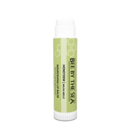 Bee By the Sea Lip Balm with Sea Buckthorn & Natural Beeswax - Moisturizing, Soothing Lip Care for Dry Lips - 0.15oz (0.15 oz, Honeydew)