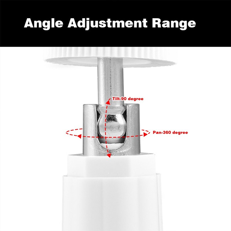 Zerone 360 Degree Rotating Security Camera Indoor Outdoor Wall Metal