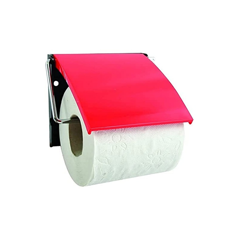 MSV Polystyrene Toilet roll Holder in red, 30 x 20