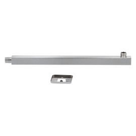 NPT1/2 Wall Mounted Shower Arm Brushed Concealed Stainless Steel Shower Extension Rod for Bathing 41cm