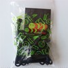20 x Black Pan Head Screws Polypropylene (PP) Plastic Nuts