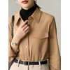 White Black Womens Mock Turtleneck Dickies Fake Collars Faux Turtleneck