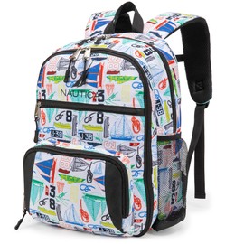 Nautica Backpack for Kids | Kindergarten, Elementary Children Backpack | 16" Tall | Sailboats