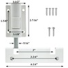 2 Pack Sliding Patio Door Foot Kick Lock, A Secondary