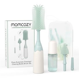 Momcozy Cepillo para biberones de bebé, Verde