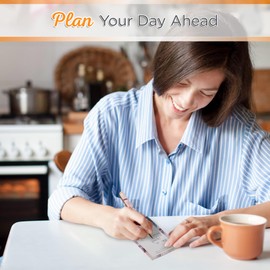 Christian Art Gifts Compact Magnetic Notepad & Medium Ballpoint Pen Set: Trust in the Lord Inspirational Scripture, Shopping Lists, Memos, Reminders, 70 Lined Easy Tear-off Sheets, Purple/Teal Floral