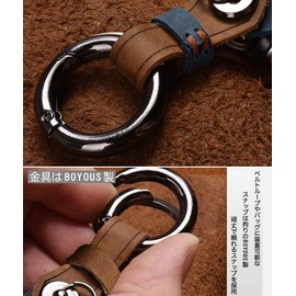 [CDC] Volvo Universal Keychain Key Chain Key Holder Key Case Key Bag (Blue, C Type)