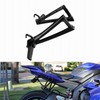 Motorcycles Black Rear Passenger Foot Pegs Rest Bracket Fit for