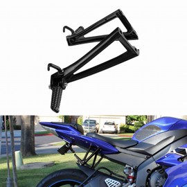 Motorcycles Black Rear Passenger Foot Pegs Rest Bracket Fit for Yamaha YZF-R6 YZF R6 2006-2016 2015