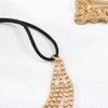 Aularso Cadena para el pelo con diamantes de imitación en