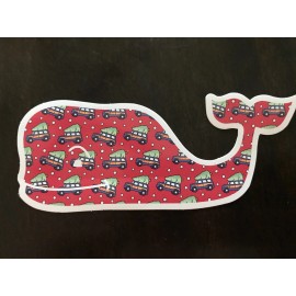 NEW Vineyard Vines Truck with Tree Whale Sticker Decal
