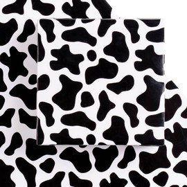 WRAPAHOLIC Cow Wrapping Paper Sheet - 12 Sheets Cow Prints Design Folded Flat for Birthday, Wedding, Baby Showers - 19.7 Inch X 30 Inch Per Sheet