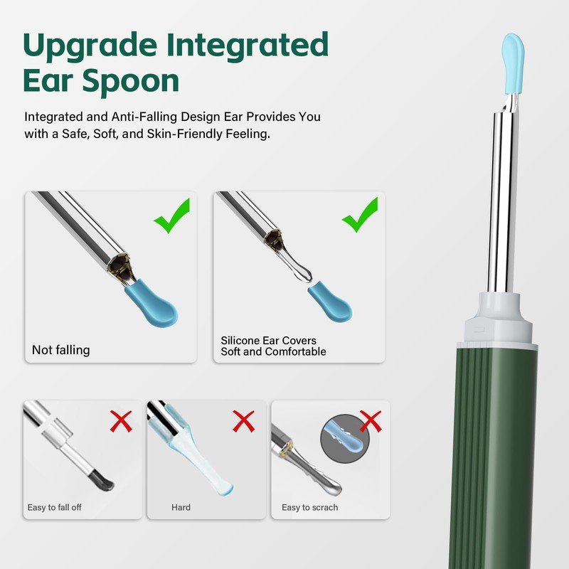 Ear Wax Removal with 8 Pcs Ear Set - Ear