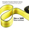 JCHL 26,000lb Recovery Tow Strap 2in x 20ft Reinforced