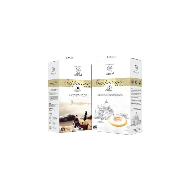 1 Pack - Instant Coffee Cappuccino Mocha Flavor - Cappuccino