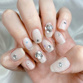 MunNail WeddingRecommended as wedding nails!!- Short Oval / MunNail 웨딩웨딩네일로 추천!! - 숏오벌