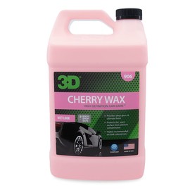 3D Cherry Wax - Deep Gloss, Wet Look Carnauba Car Wax - UV Protection for Dark Paint Colors 1 Gallon