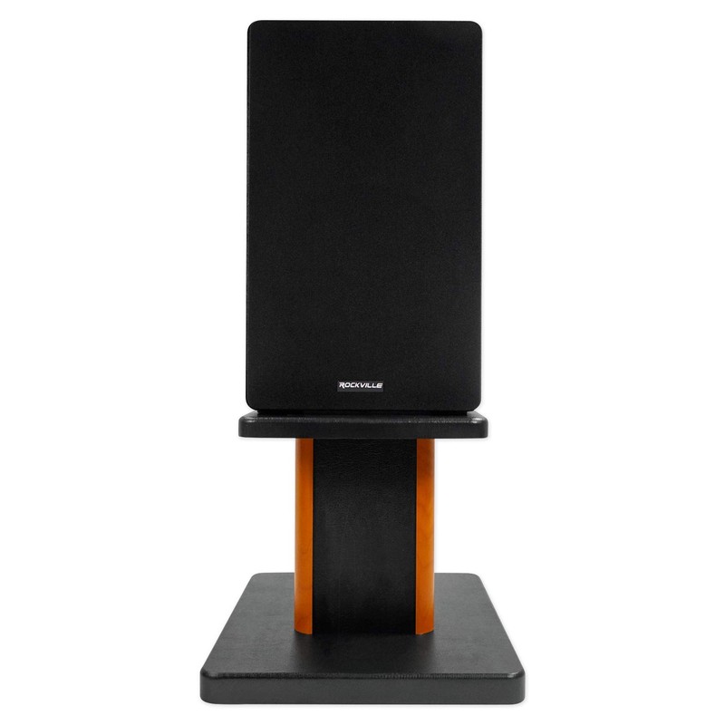 Rockville Pair RHT8C 8" Desktop Speaker Stands, 66 lbs. Capacity,