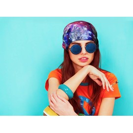 Bodylife Stargazer's Seamless Multifunctional Snood Bandana Headwear Neck Tube Gaiter Face Covering