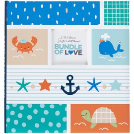 C.R. Gibson Always On the Go! Baby Memory Book - Active Baby's Milestones, Memory Book for Baby's First Year