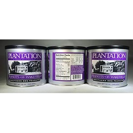 Plantation Peanuts Triple Pack - 3 x 12oz. tins of your favorite flavors (Southern BBQ)