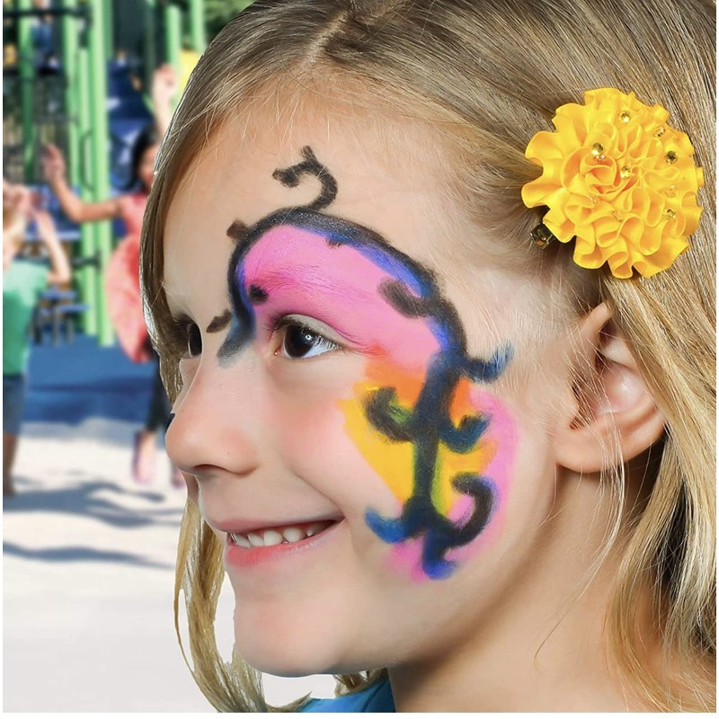 Treasure Art Easy Face Paint Crayons - Non-Toxic Face Painting