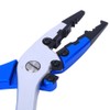 Aluminum Die Casting Fishing Cutting Pliers Non-slip Fishing Clamp Rubber