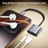 biaze USB‑C to 3.5 mm Headphone & Charger Adapter – 60 W