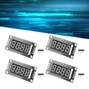 4 Sets Digital Tube Display Module LED 4 Digit 7