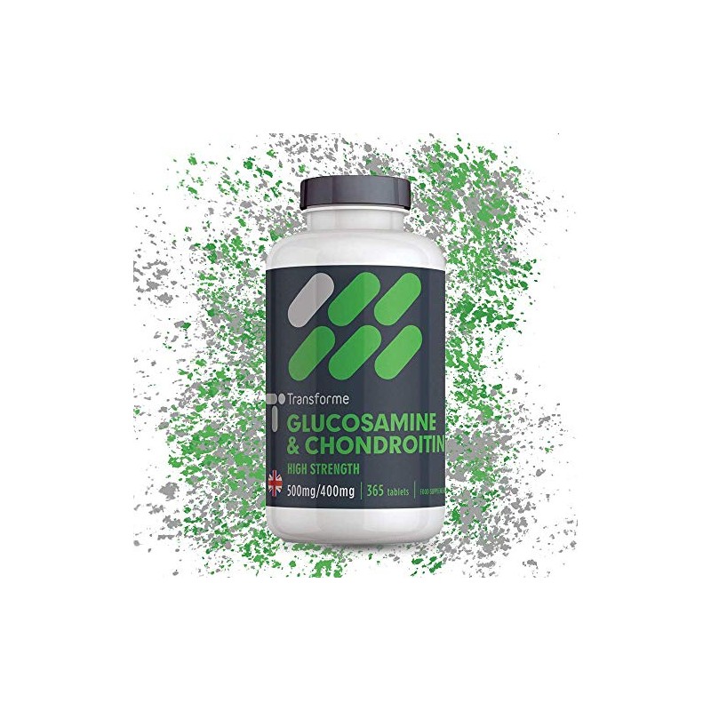 Transforme Glucosamine and Chondroitin 500mg/400mg High Strength Complex, 365 Tablets