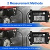 Linkstyle Small Engine Tachometer, RPM Tachometer Tiny Tach Gauge with