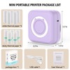 HUIJUTCHEN Mini Photo Printer - Portable Pocket Sticker Printers for