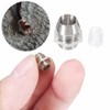 E-outstanding 25-Pack Copper 3mm Light Emitting Diode LED Bezel Holder