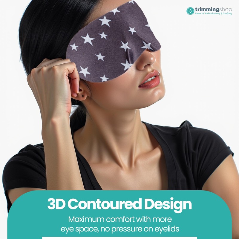 Trimming Shop 1pc 3D Sleep Eye Mask with Adjustable Strap