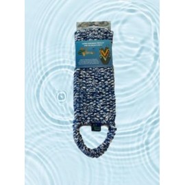 Natural Loofah Shower Sponge for Bath and Body - Exfoliating Washcloth for Smooth Skin - Extra Long - Perfect for Back Scrubbing (Blue, 1 Pack)