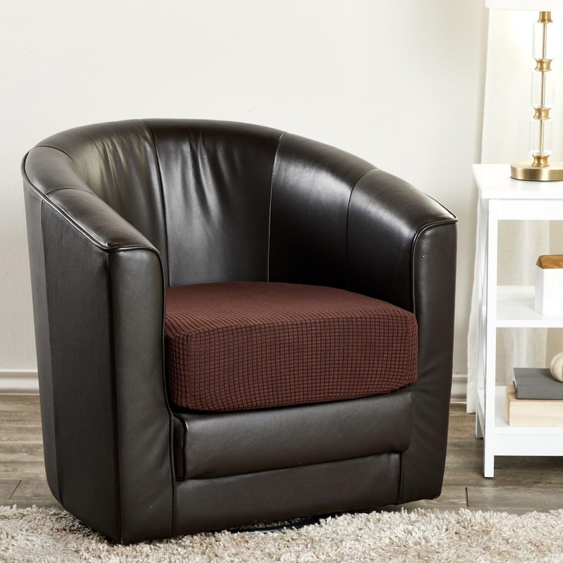 Juvale 2 Pack Stretch Couch Cushion Slipcovers, Reversible Polyester Outdoor