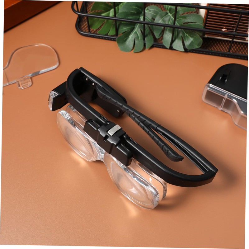 Operitacx Illuminated Magnifier Wipes Suction Strong Magnifying Eye Loupe Magnifier