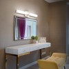 ZUZITO 24in Modern Bathroom Vanity Light, 3CCT Dimmable Nickel LED