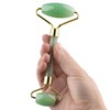 Scraping Plate Natural Jade Set Heart Shaped Crystal Double End